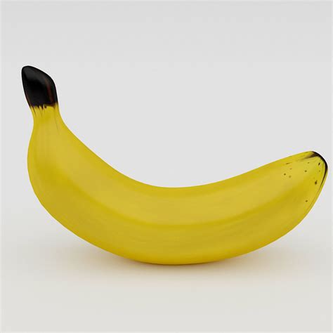 3D Banana Model low-poly | CGTrader