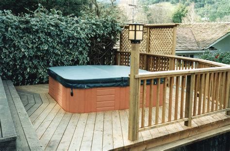 Hot Tub And Deck Surround