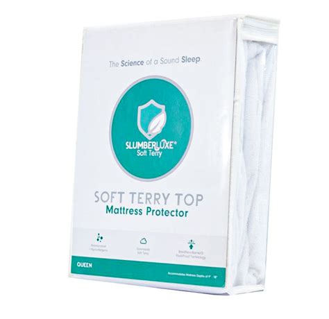 Premium protection for a cleaner night's rest. SlumberLuxe® Soft Terry Mattress Protector - SlumberShield