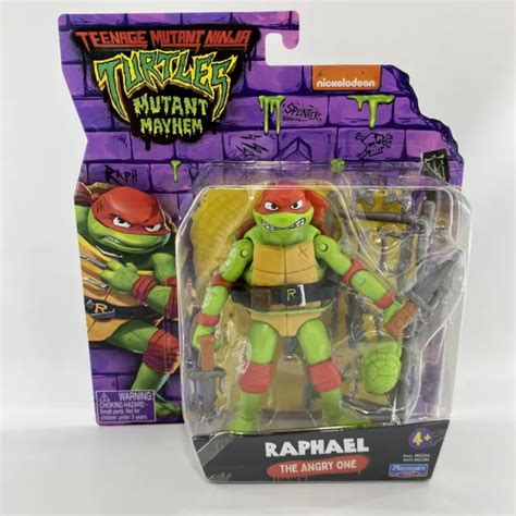 Teenage Mutant Ninja Turtles Mutant Mayhem Raphael Action Figure New