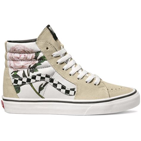 Vans Checker Floral Sk8 Hi Shoes Womens Evo
