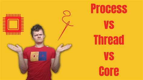 Process Vs Thread Vs Core Youtube