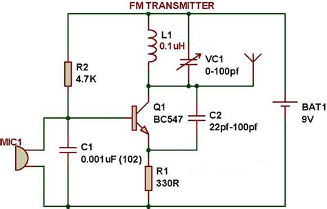 Fm Transmitter And Dark Sensor Buildcircuitcom