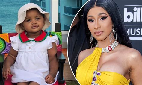 Cardi Bs Daughter Rocks Cute Pink Dress While Showing Off Her Moves