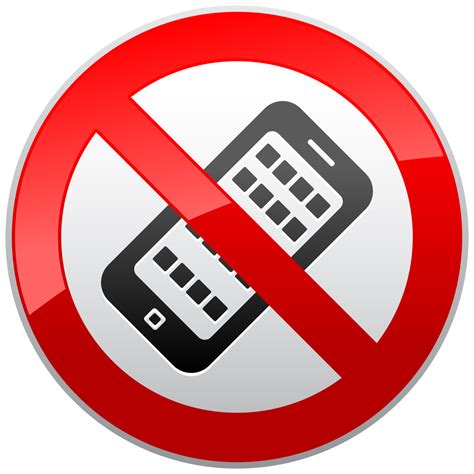 No Cell Phone Sign Png Png Image Collection