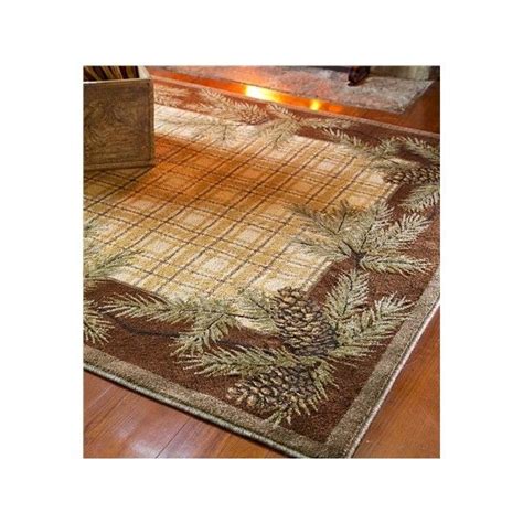 Woolrich Pine Cone Plaid Rug Rugs Plow And Hearth 100 Liked On