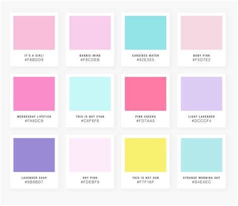 Pink Barbie Procreate Color Palette 30 Swatches Instant Color Palette