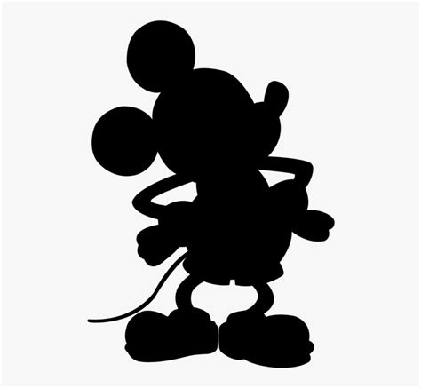 Walt Disney And Mickey Mouse Shadow