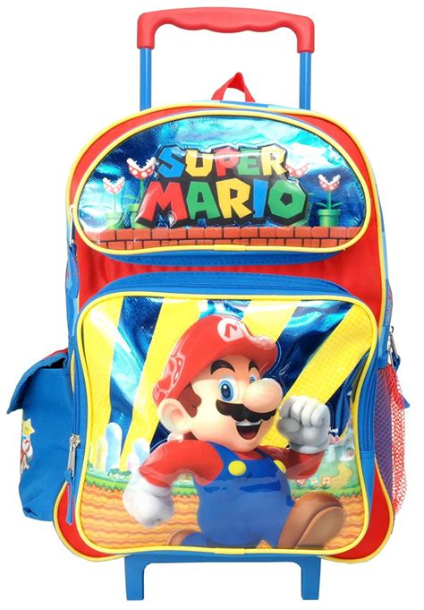 Super Mario 16 Large Rolling Backpack