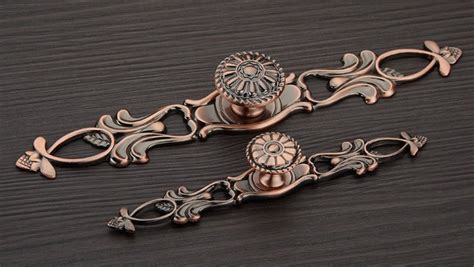Myknobs.com has been visited by 10k+ users in the past month Big Size Antique Copper Classical Cabinet Drawer Pull ...