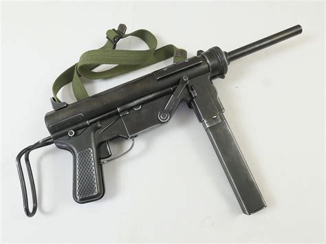 Us Army Ww2 M3 Grease Gun Submachine Gun Cal45 Deco Model Movie Gun