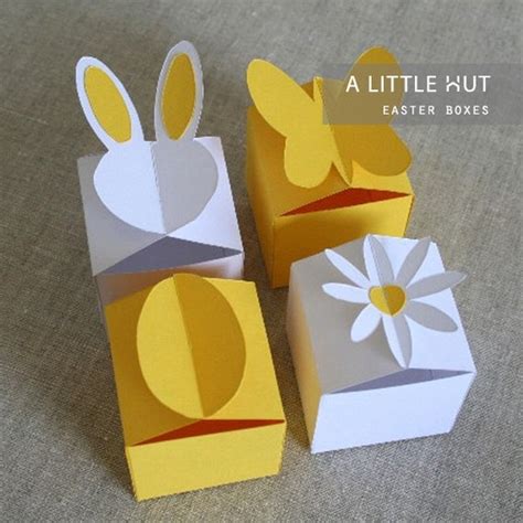 Easter boxes SVG DXF & PDF files