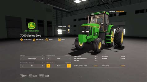 Fs19 John Deere 7000 7010 Us Fs 19 Tractors Mod Download