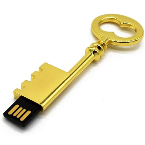 Binful Beautiful Gold Key Usb 20 4g 8g 16g Pen Drive 32g Memory