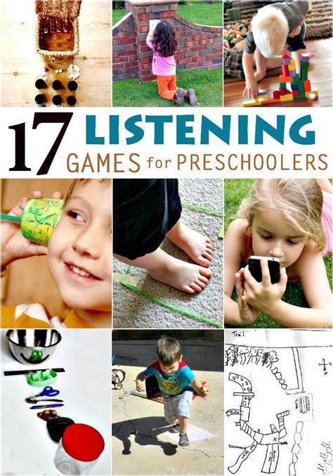 17 Listening Games For Preschoolers Preschool Games Preschool Fun