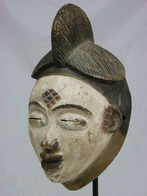 Beautifuloldafrican Mask Punuspirit Maskantiqueafrican Art