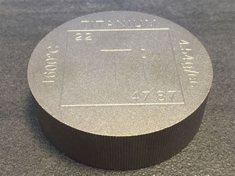 Usa Elemental Mint 1 Lb Pound Of 999 Titanium Titanium Bar Coin