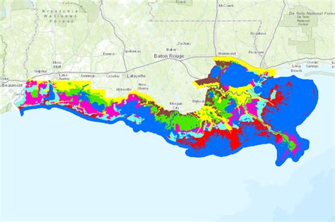 Louisiana Swamp Map