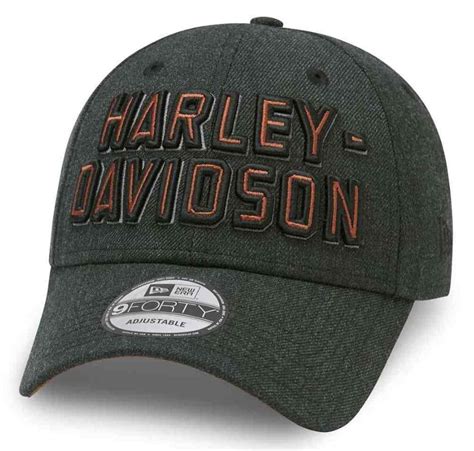 Harley Davidson Mens Embroidered Graphic Forty Baseball Style Cap