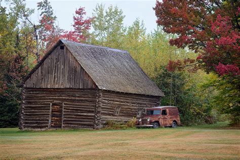 Michigan Nut Photography Old Barns And Log Cabins The Good Ole Days