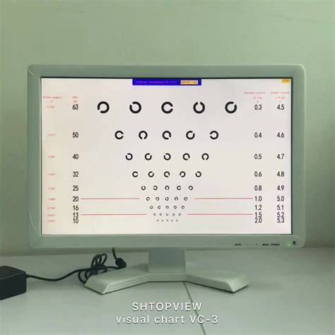 China Newest Model Eye Test Chart Vc 5 Lcd Monitor Visual Acuity Chart