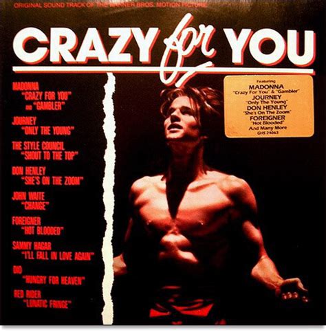Crazy For You Original Motion Picture Sound Track 1985 Vinyl Discogs