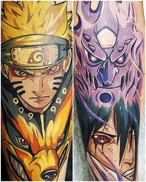 Naruto And Sasuke Tattoos Naruto Amino