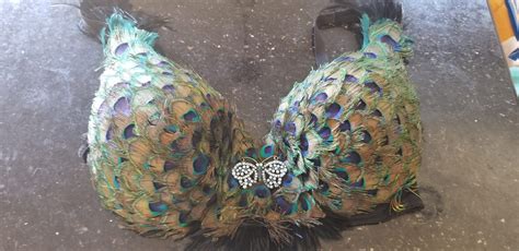 Peacock Feather Bra Trove Costumes