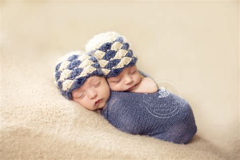 Twin Baby Boy Newborn Photography Silver Bee Photography