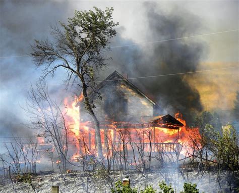 The incident commander has asked for structure defense for immediate. Manning Fire destroys two homes - Cheney Free Press