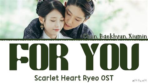 Chen Baekhyun Xiumin Exo For You Moon Lovers Scarlet Heart Ryeo