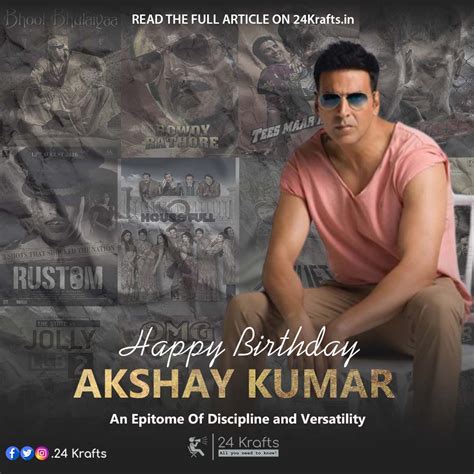 Happy Birthday Akshay Kumar 24 Krafts