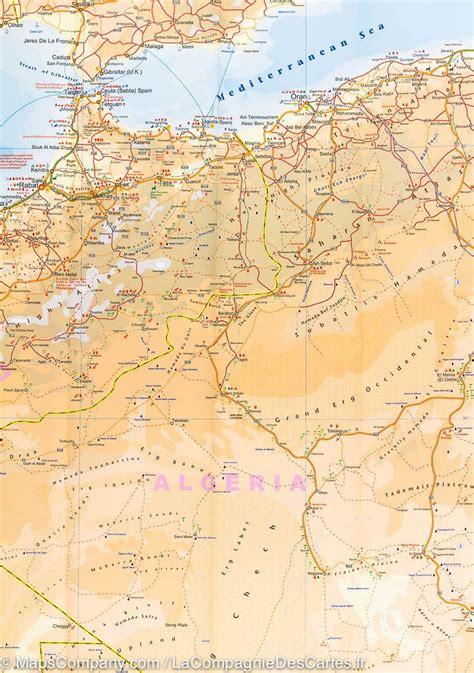 Carte De Voyage Sahara Itm La Compagnie Des Cartes Le Voyage Et