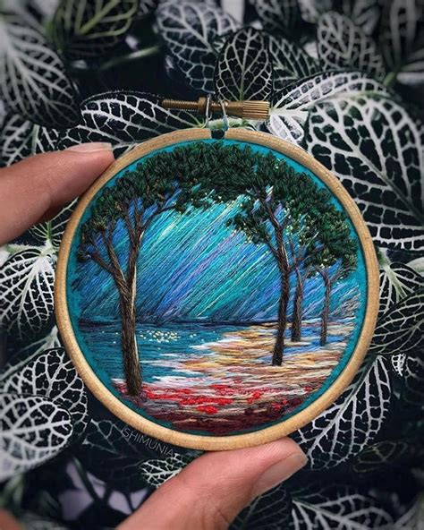 Needle Painting Embroidery By Vera Shimunia 3 D Signers