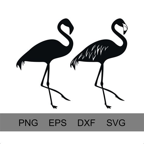 Flamingo Svg Dxf Png Eps Cutting Files Flamingo Etsy