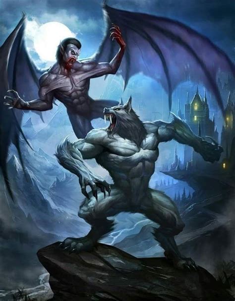 Vampire Vs Werewolf Fighting