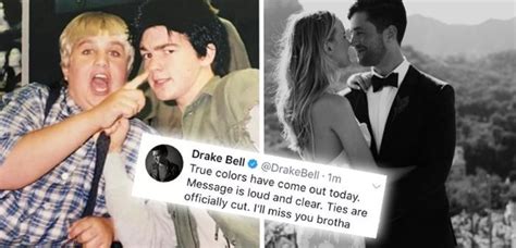 Drake bell is upset that he was not invited to his drake & josh costar josh peck's recent wedding. Drake Bell Slammed His 'Drake & Josh' Co-Star On Twitter ...