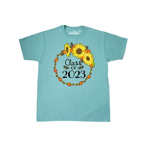 Inktastic Class Of 2023 Sunflower Wreath T Shirt