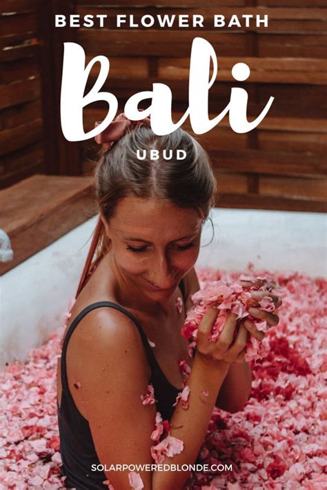 Best Spa In Bali For Couples Where To Get A Flower Bath In Ubud Solarpoweredblonde In 2020