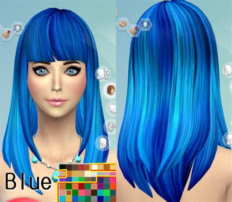 35 Hair Recolors At Darkiie Sims4 Sims 4 Updates