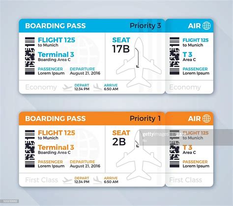 Airplane Ticket Boarding Pass Illustration Ad Ad Ticket Airplane Boarding