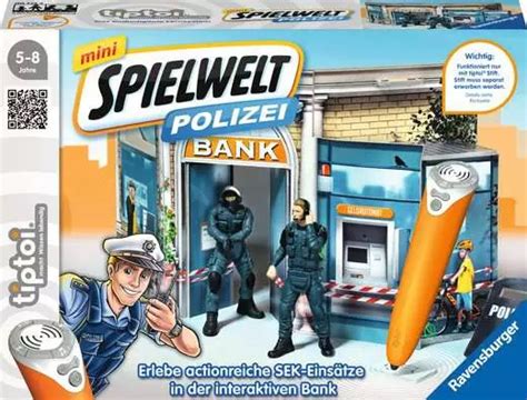 Mini Spielwelt Polizei Sek Einsatz Tiptoi Spielfiguren Ravensburger