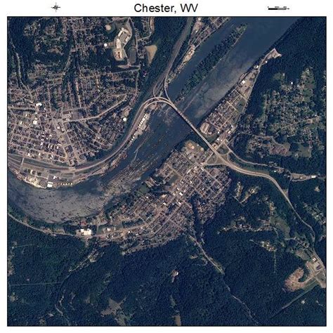 Aerial Photography Map Of Chester Wv West Virginia