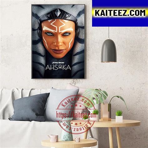ahsoka just released at star wars celebration art decor poster canvas kaiteez