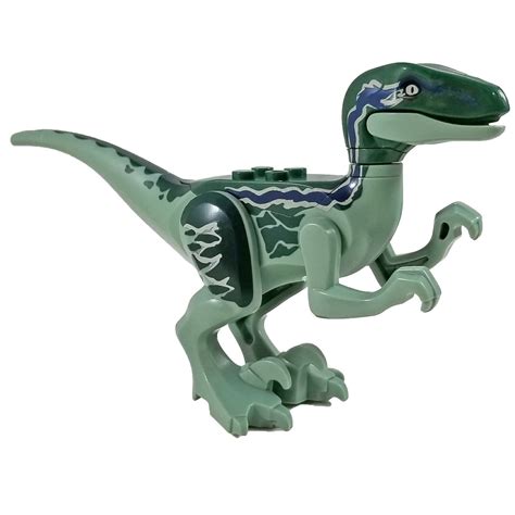 Lego Minifigures Lego Raptor Blue Jurassic World Dinosaurs Fallen