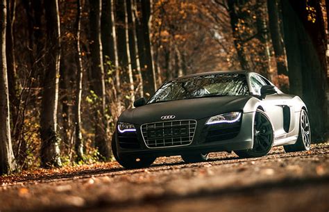 Hd Wallpaper Audi R8 V10 Sports Car Sun Sky Landscape Road