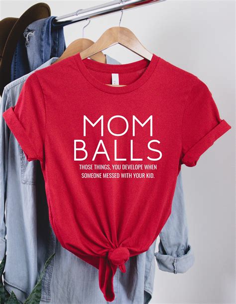 funny mom shirt mom balls shirt mom life shirt funny mom etsy