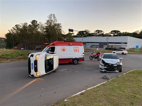 Duas Pessoas Ficam Feridas Em Acidente Na Rota Do Sol Em Caxias Do Sul