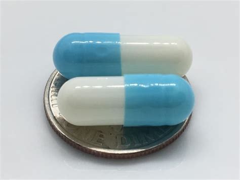 Size 3 Empty Gelatin Capsules Blue And White Gelcaps Capsule Usa