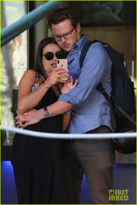 Lea Michele And Bff Jonathan Groff Dance Down The Street In New York City Photo 4315348